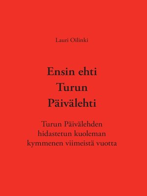 cover image of Ensin ehti Turun Päivälehti